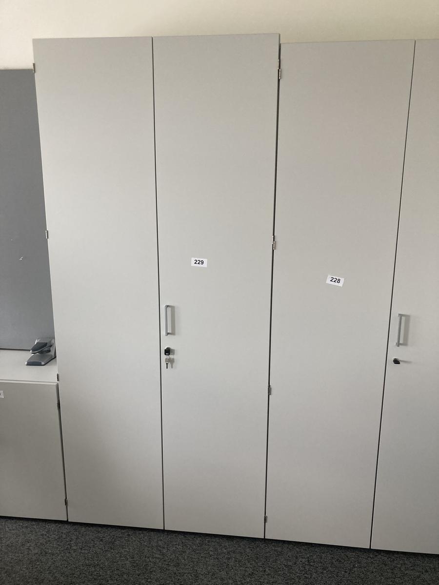 Aktenschrank, 6 Ordnerhöhen, Maße: ca. B 100 x 45 x 230 cm